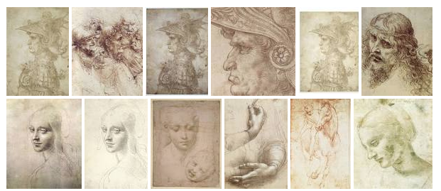 Leonardo da Vinci silverpoint