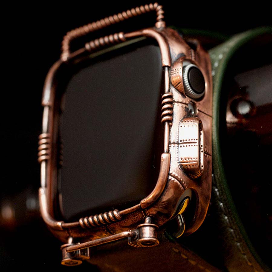 Steampunk Series 4 / 44 MM Apple Watch Cover | Copper