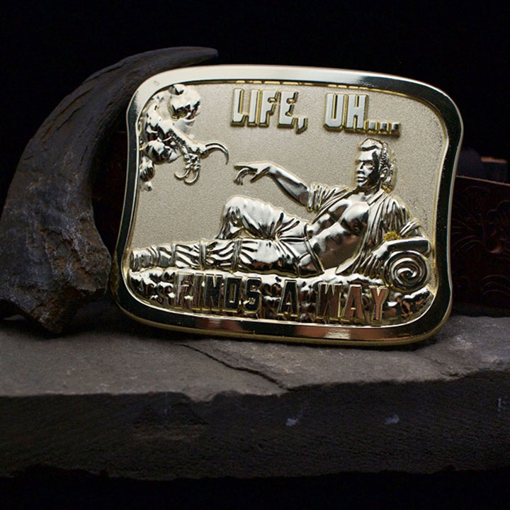 Creation of Ian Malcom - Jeff Goldblum Belt Buckle